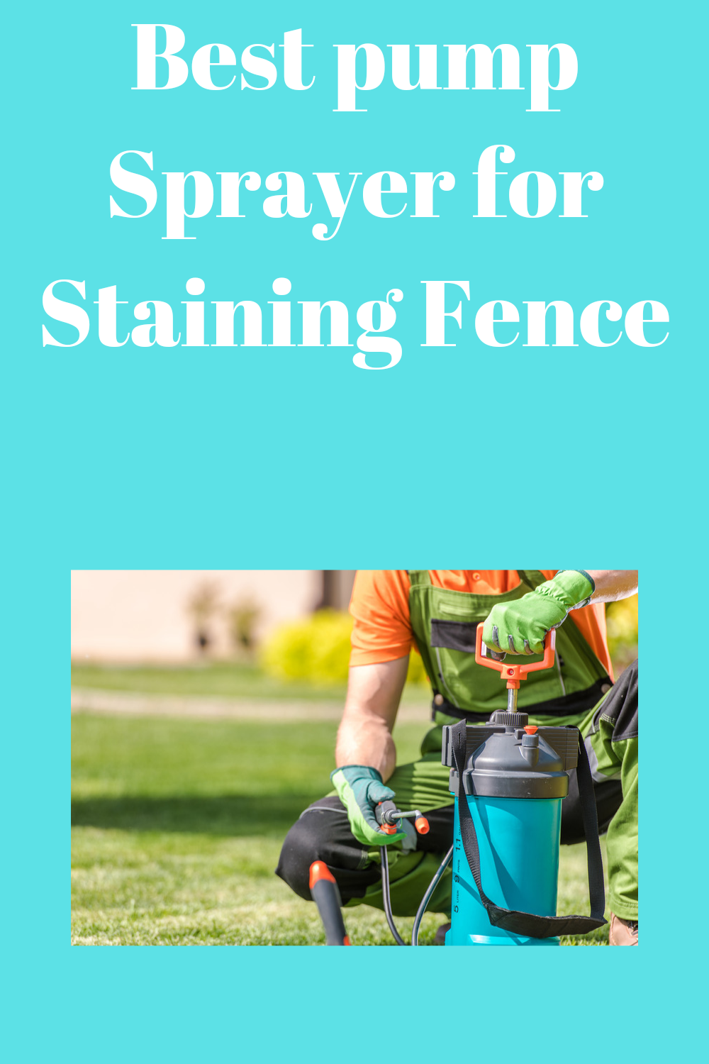 Best Pump Sprayer For Staining Fence Machineryfast 7099